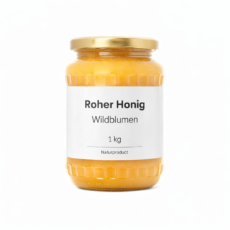 1kg Roher Honig Wildblütenhonig