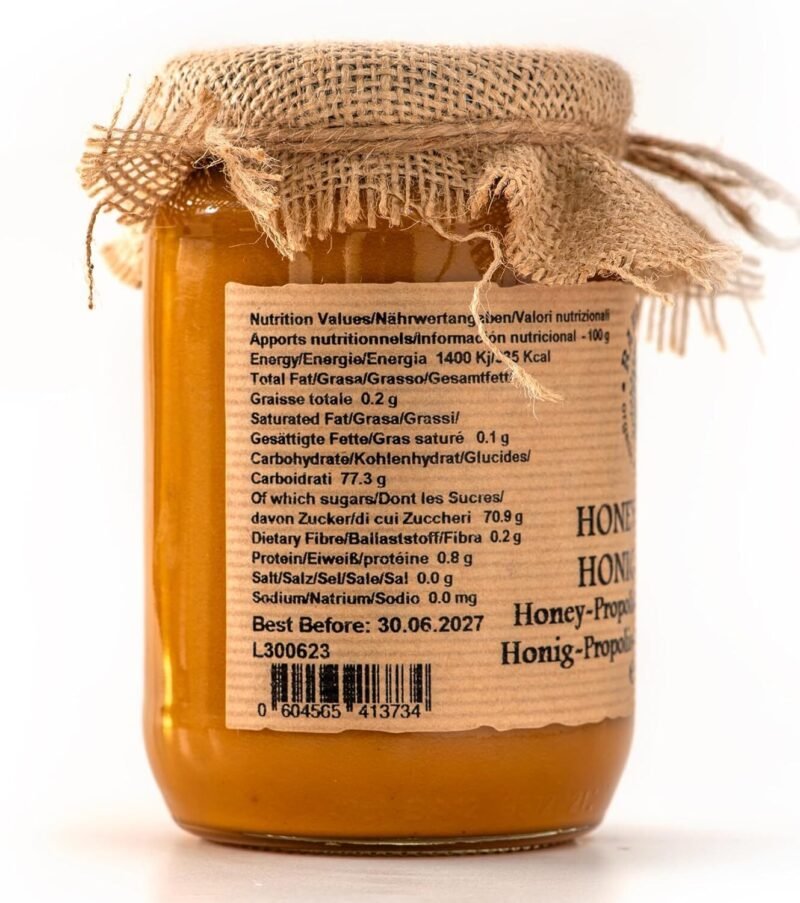 900 g Raw Farm Vitamix Honig – Rohhonig mit Propolis, Pollen, Gelée Royale & Bienenwachs | Naturbelassene Kraft