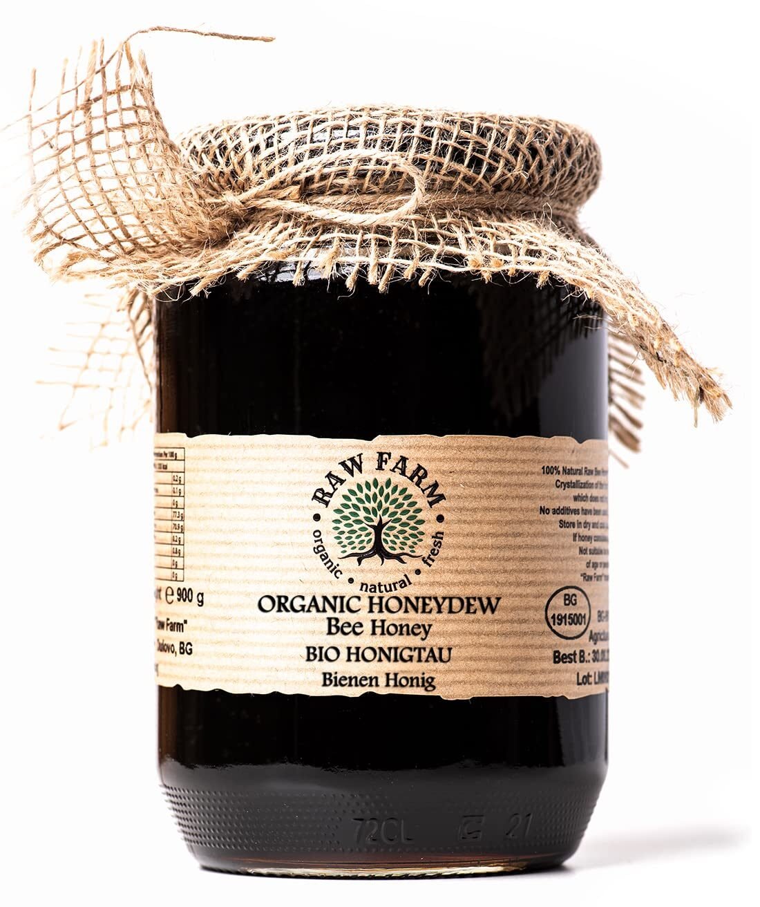 edbe4e71b908c9a9edbd933c741f0874-2.jpg 900 g Raw Farm Honigtau Honig