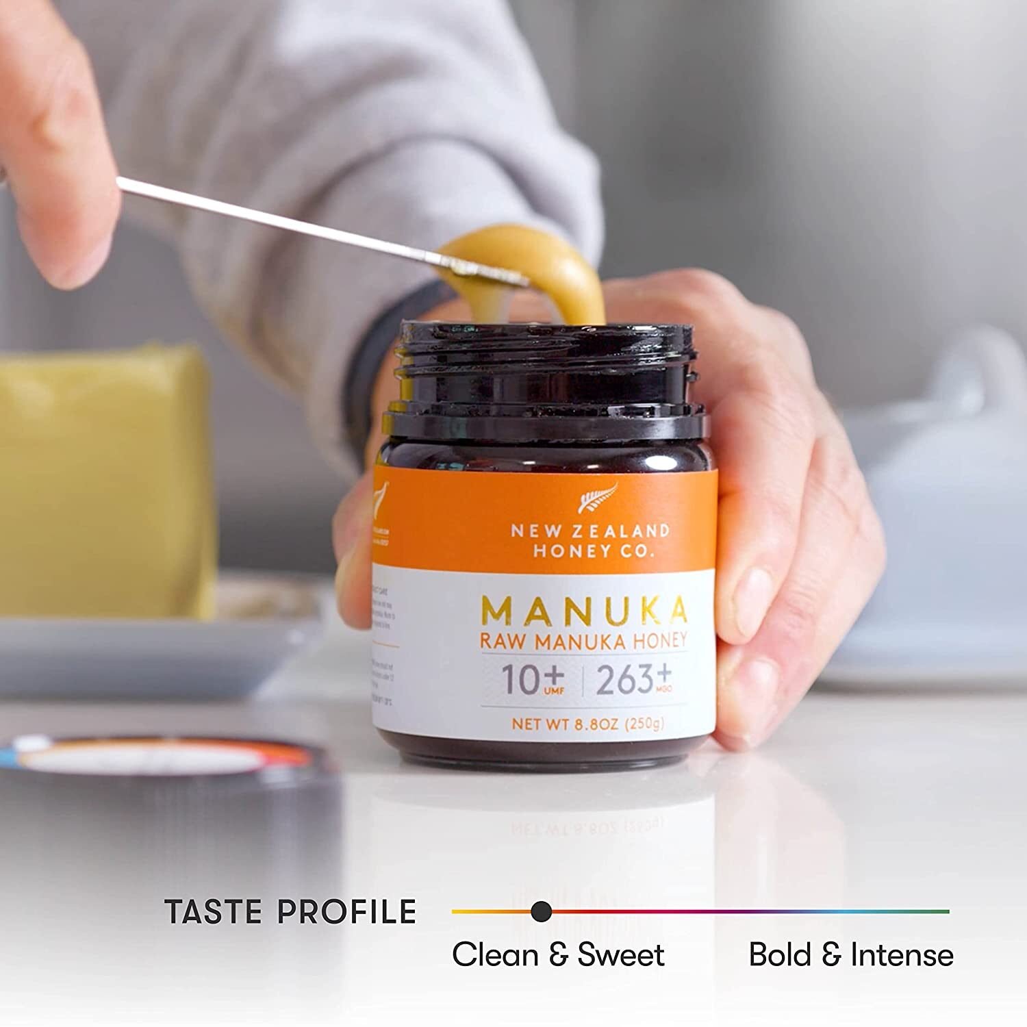 250 g New Zealand Honey Co Manuka Honig MGO 263+ – Roh & UMF 10+ zertifiziert | Premiumhonig aus Neuseeland
