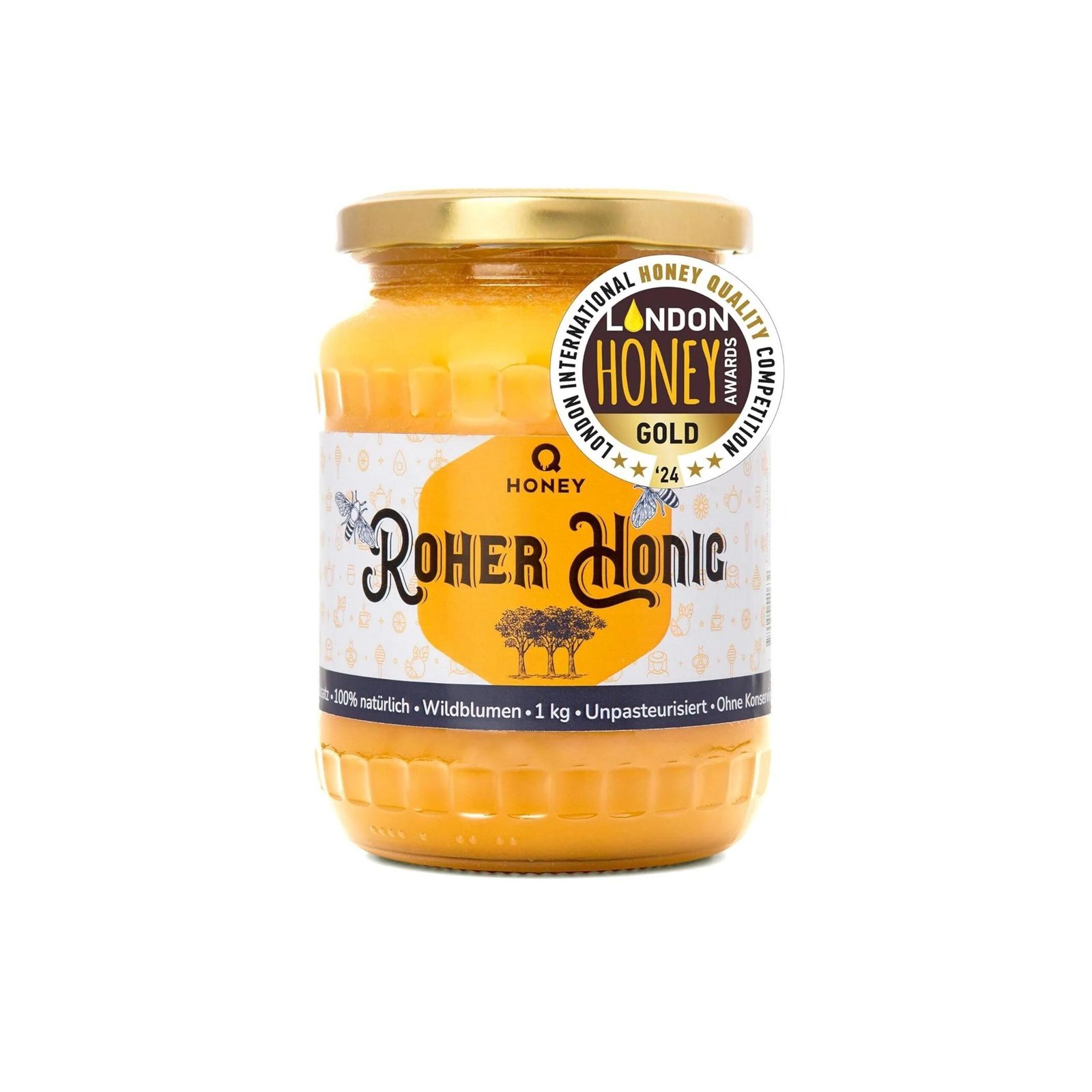 q 1 kg Q Honey Roher Honig