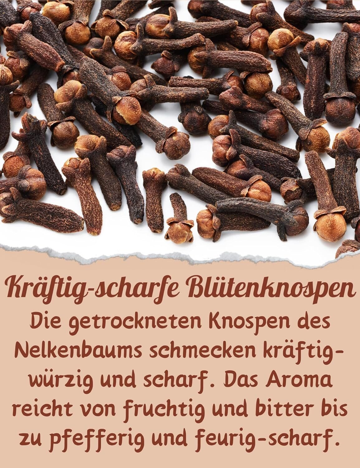 175 g bio nelken ganz handverlesen getrocknet - OmVeda