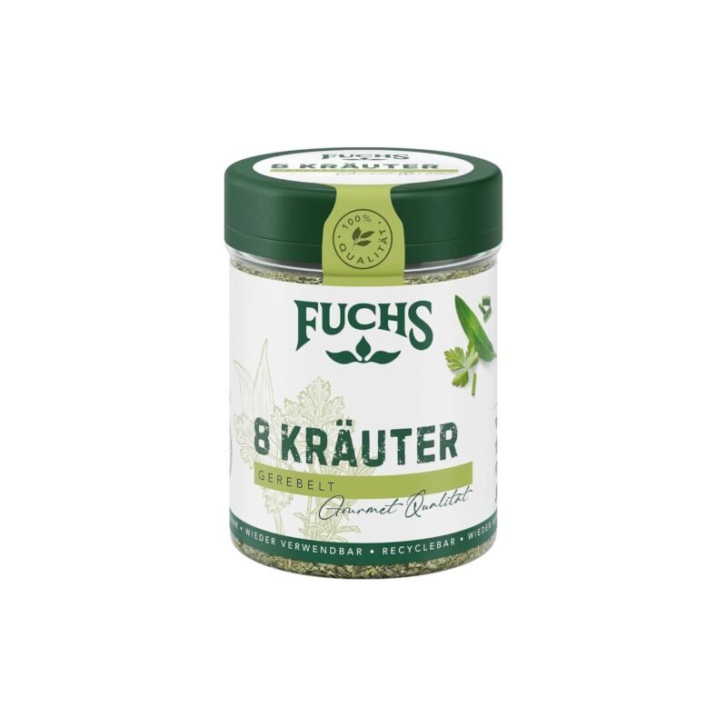 Fuchs Gewürze - 8 Kräuter Gerebelt 25 g – Kräutermischung Für Marinaden ...