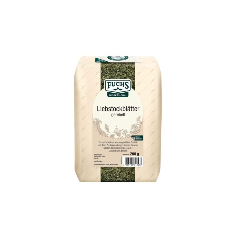 200 g liebstöckelblätter gerebelt getrocknet