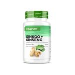 Vit4ever Ginkgo + Ginseng – 365 Tabletten, Spezialextrakt, vegan, hochdosiert, ohne Zusatzstoffe
