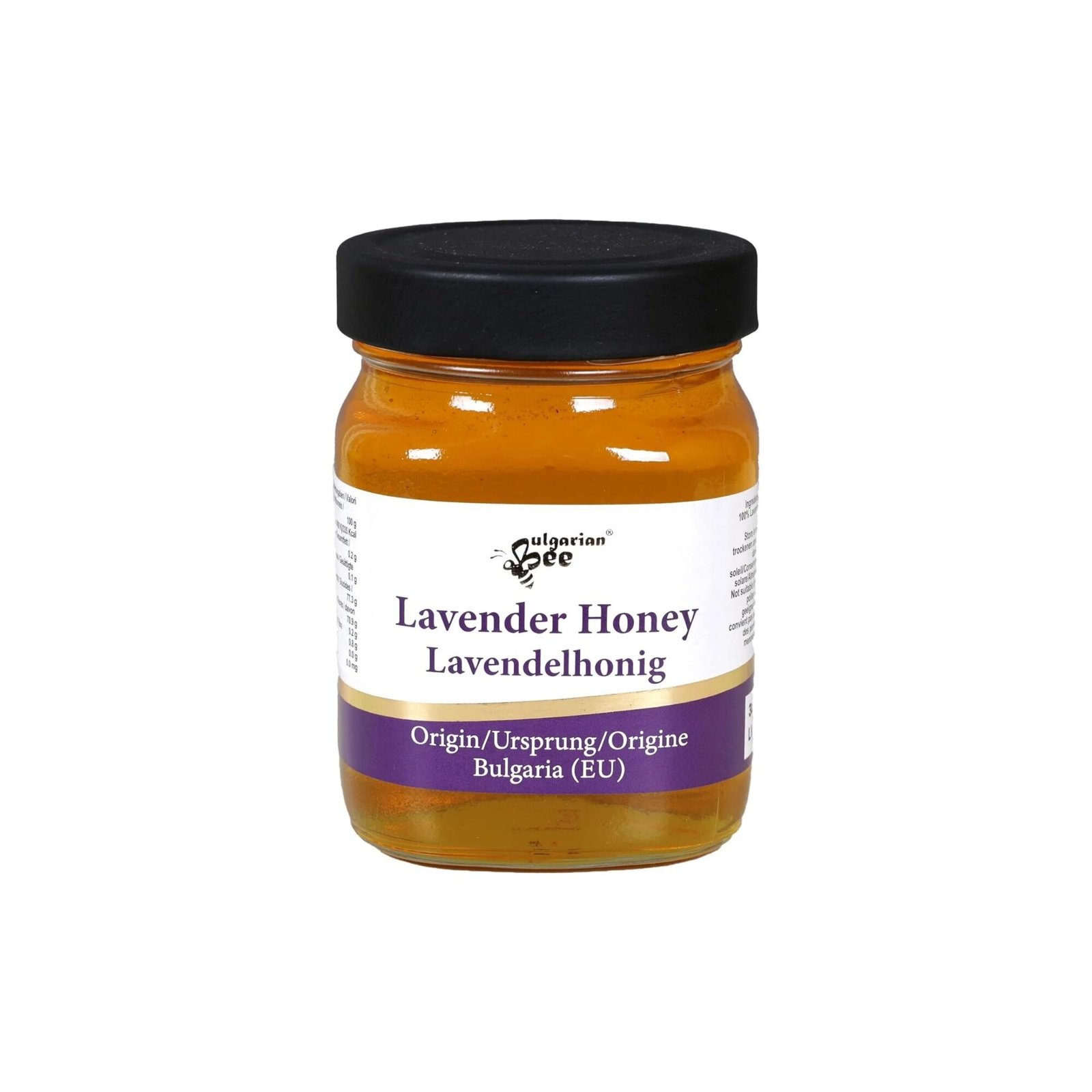 Bulgarian Bee Lavendelblütenhonig – 450 g, naturbelassen, cremig, weich kristallisiert