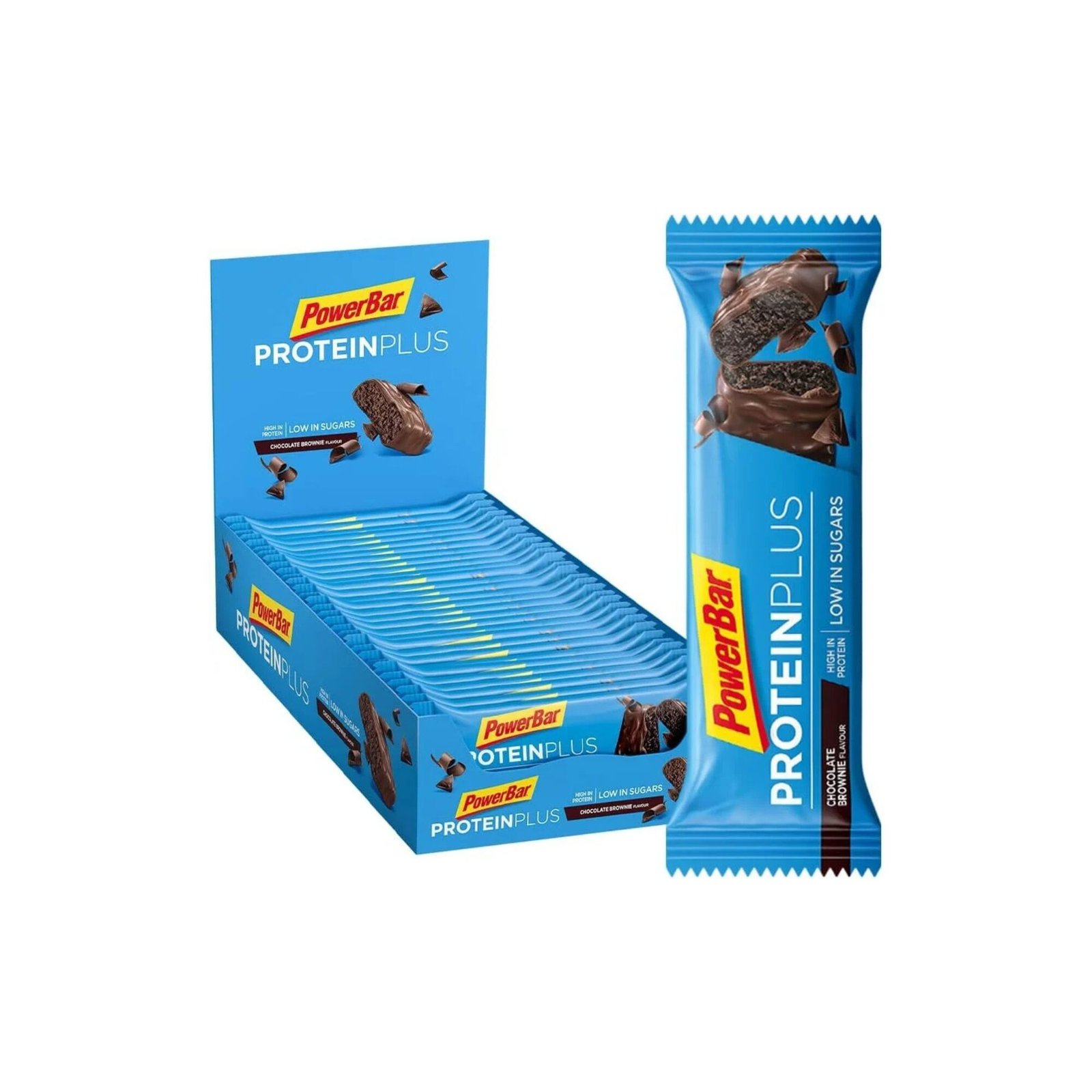 Powerbar Protein Plus Riegel 52 % – 20×50 g, Cookies & Cream, High Protein, Low Sugar