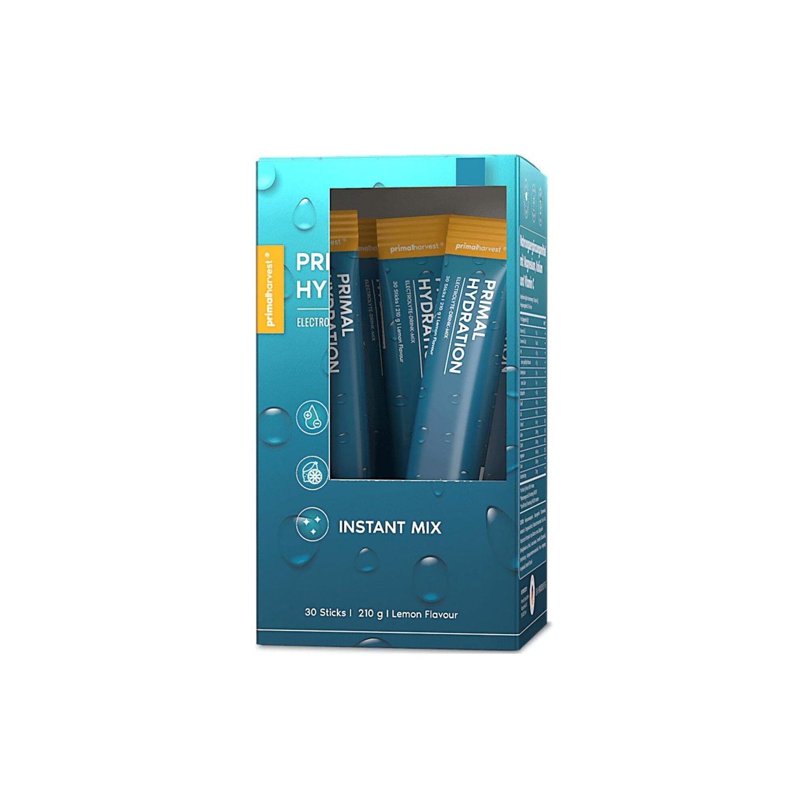 Primal Harvest Hydration Pulver mit Magnesium, Kalium & Vitamin C – Zitronengeschmack – 30 Portionen