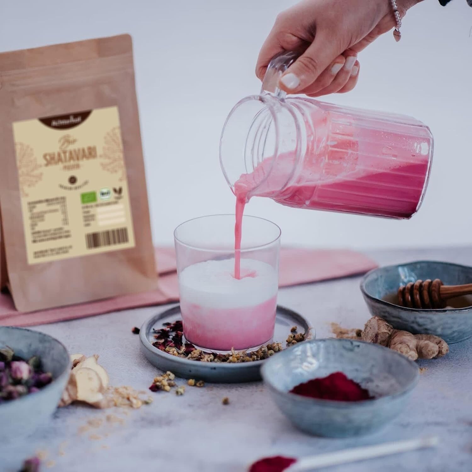 250 g vom Achterhof Bio Shatavari Pulver – Fein vermahlen, naturrein, vegan, aus kontrolliertem Anbau