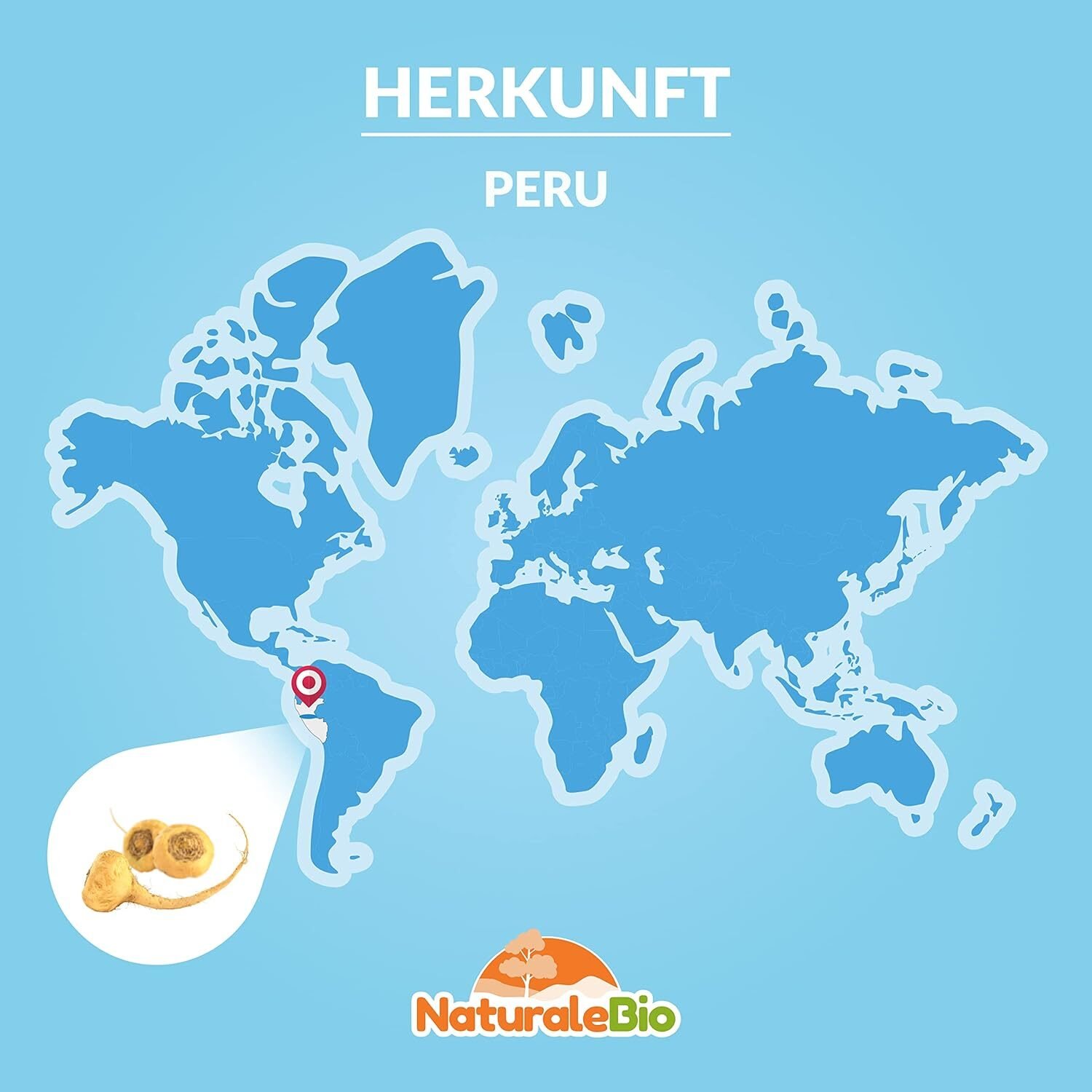 bda14b74d47cab2295edb03bcca323bd.jpg 400 g NaturaleBio Bio Maca Pulver – Gelatinisiert, vegan, glutenfrei, roh, aus Peru, ohne Zusatzstoffe