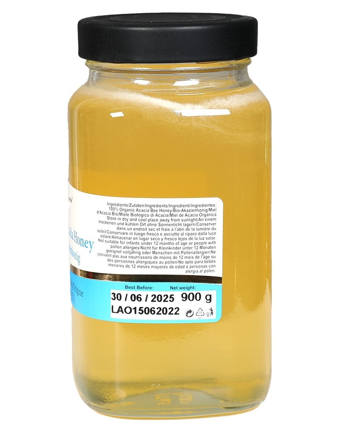 c4bf9b8d98511f06f0a65c918219c5e6.jpg 900 g Bulgarian Bee Bio Akazienblütenhonig – naturbelassen & sortenrein