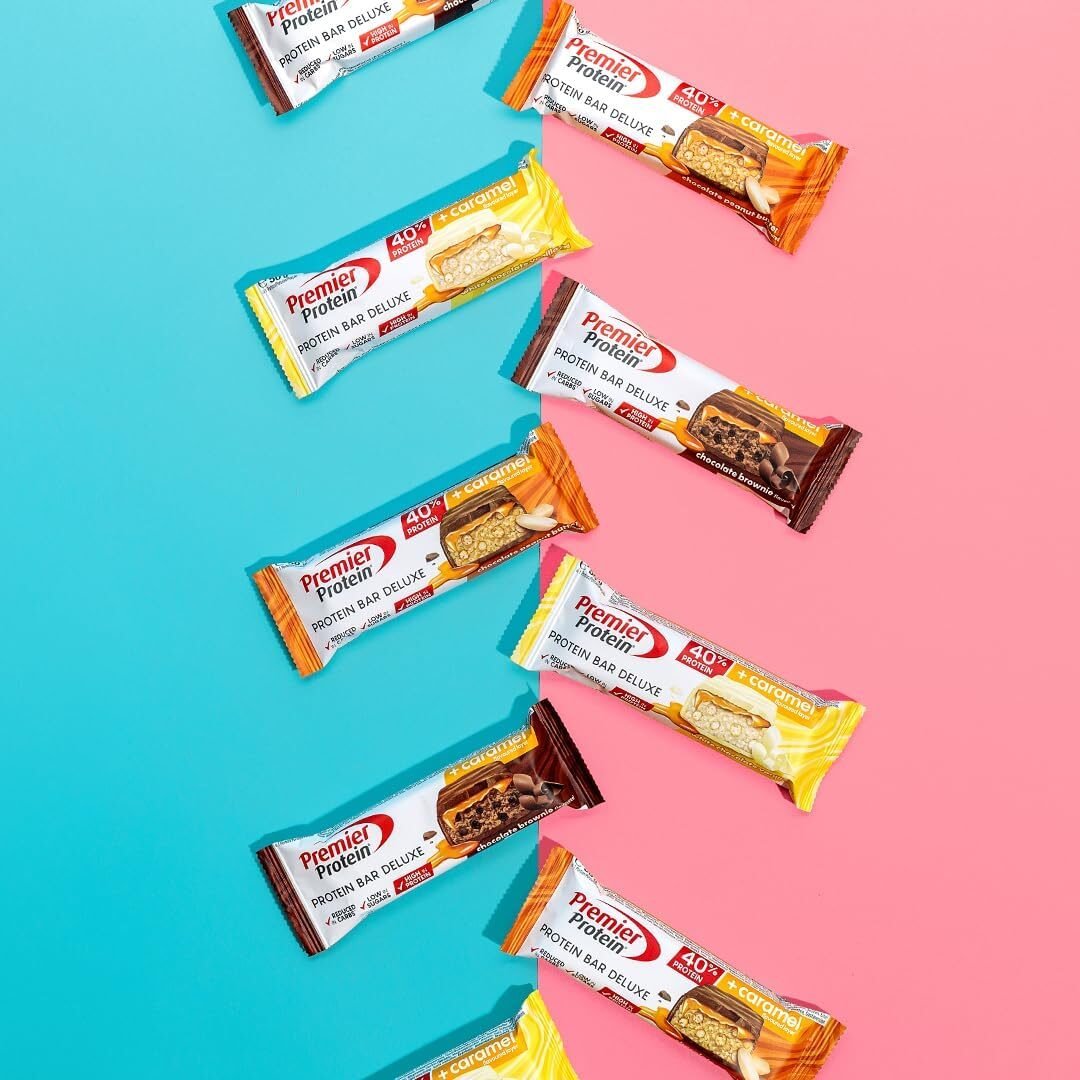 12 × 50 g Premier Protein Bar Deluxe 40% Chocolate Brownie – High Protein, Low Sugar, palmölfrei