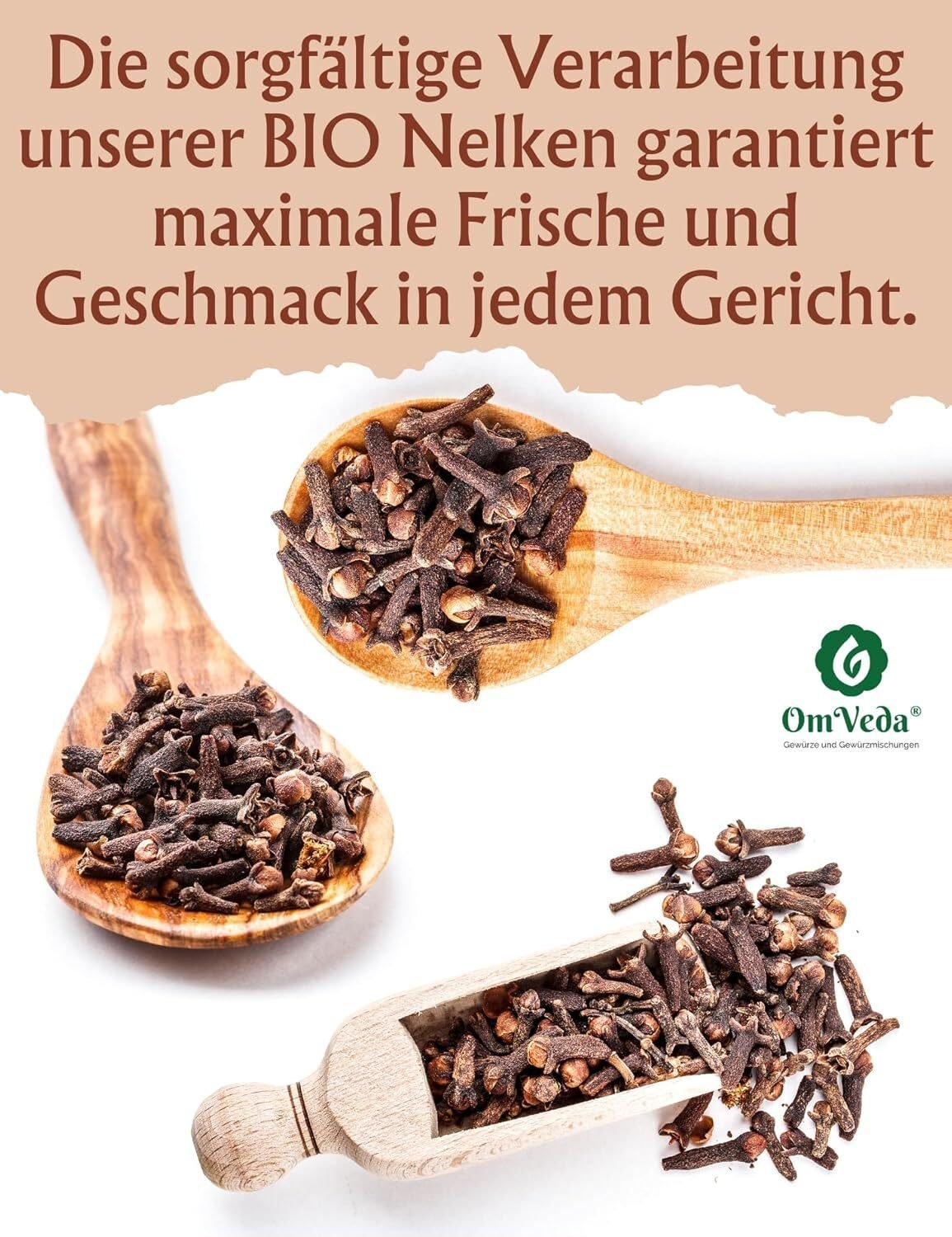 175 g bio nelken ganz handverlesen getrocknet - OmVeda