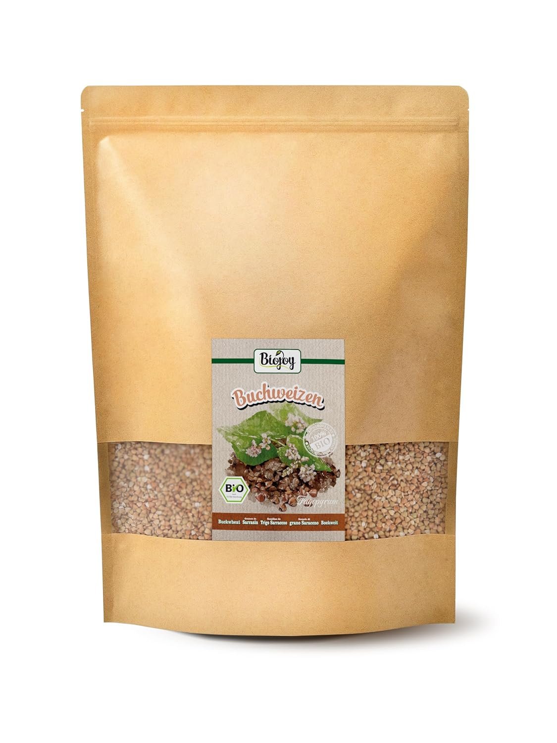 8195fQ4lTvL._SL1500_ 2,5kg Biojoy BIO-Buchweizen – Ganz, roh & naturbelassen | Glutenfrei & vielseitig