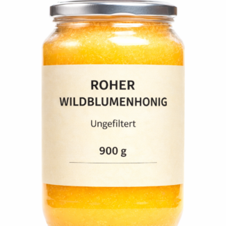 900g Wildblumen Honig Roh