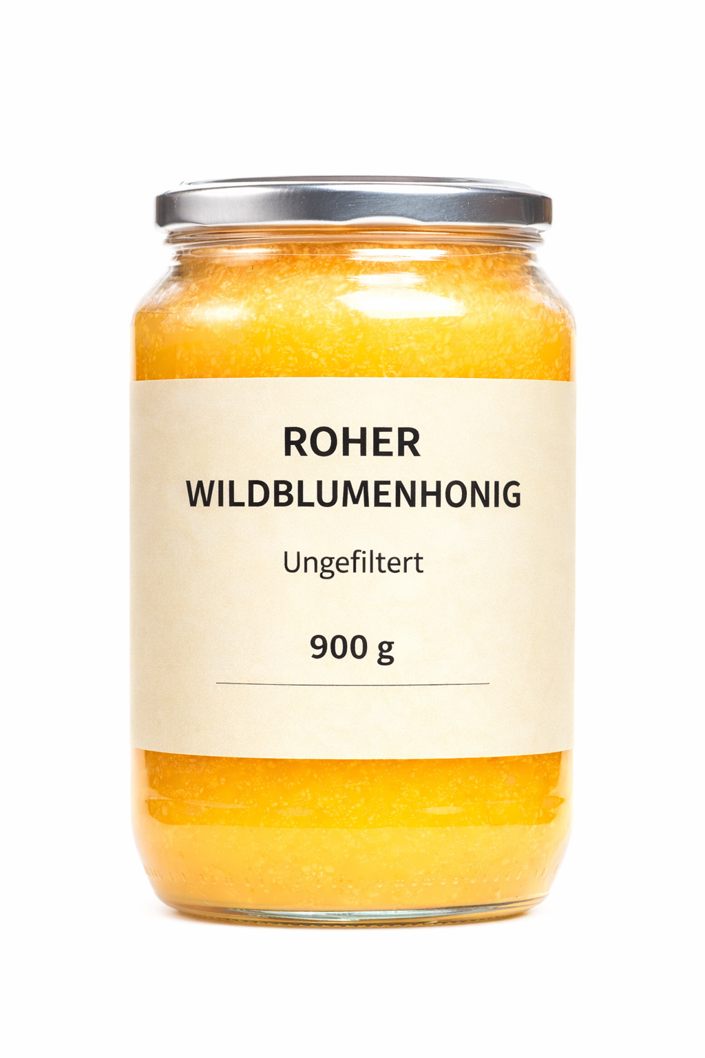 900g Wildblumen Honig Roh 900g Wildblumen Honig Roh