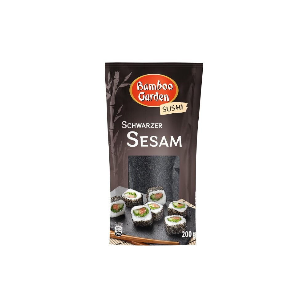 200 g Bamboo Garden Sesam schwarz – Naturbelassen, aromatisch & vielseitig | Für Sushi & Bowls