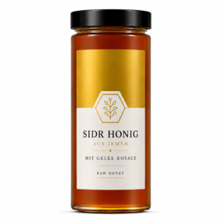 Honigbee – Vitamine, Superfoods & Naturprodukte für jeden Tag – Honigbee Sidr Honig aus Jemen mit Gelée Royale