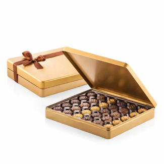 Dattel Maamoul in goldener Dose