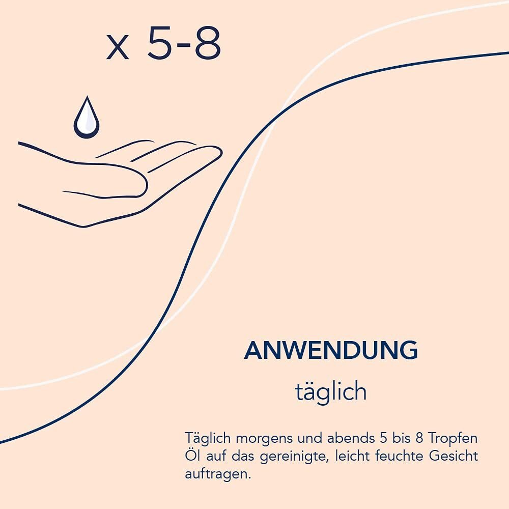 30ml Gesichtsöl – Glattes Hautgefühl mit Vitamin E & Omega 6 – Frei Öl