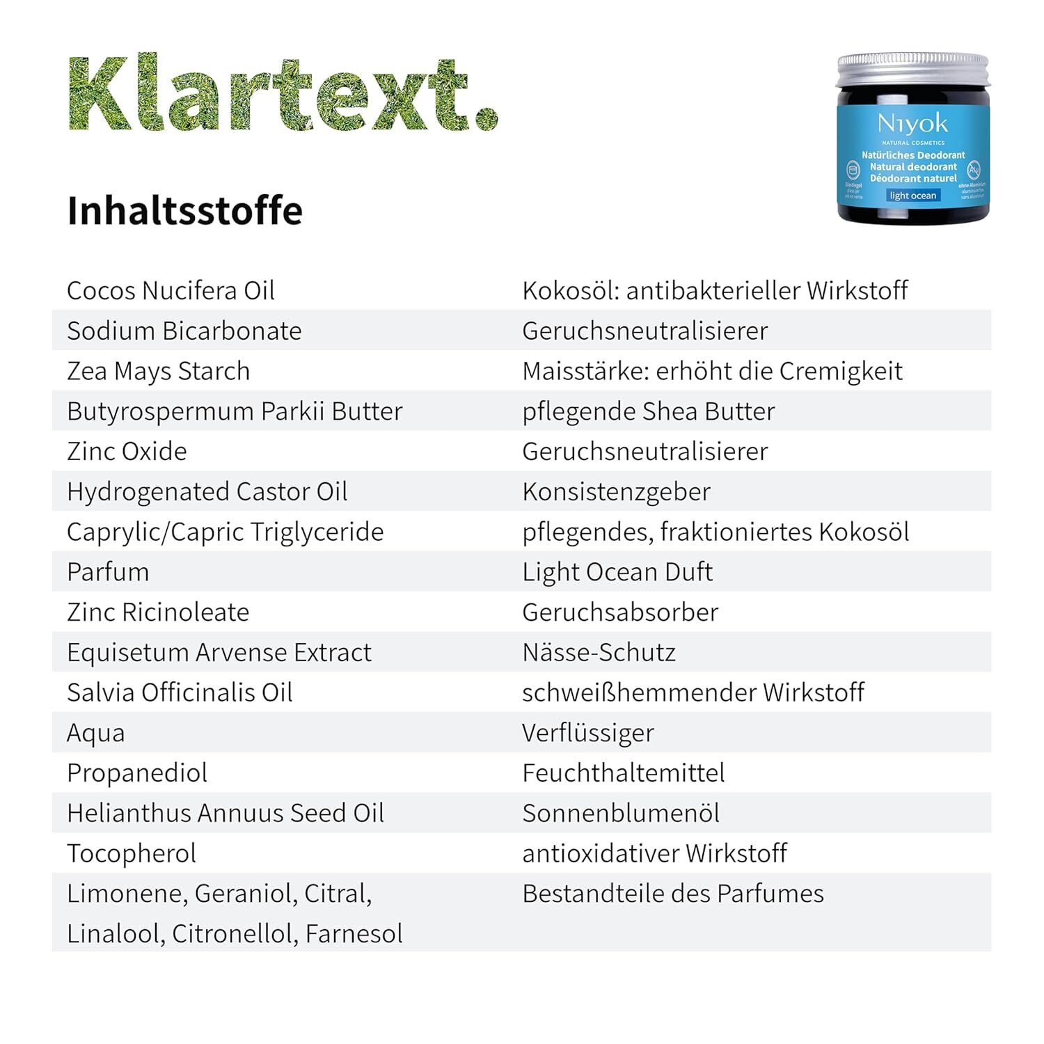 06e2bec1b4446a2a8b7729bd3bf77b1b.jpg 40ml Deocreme ohne Aluminium – Frischer Unisex-Duft, vegan, 24h Schutz | Niyok