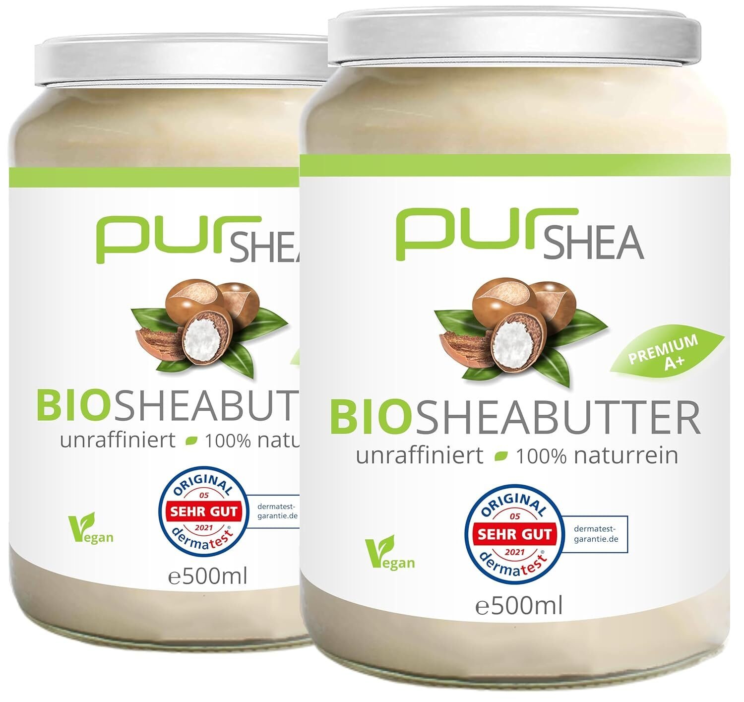 0c1a58efa3aec65749cd084ca419bdfe-1.jpg 2x500ml Bio Sheabutter unraffiniert im Glas – naturbelassen & parfümfrei