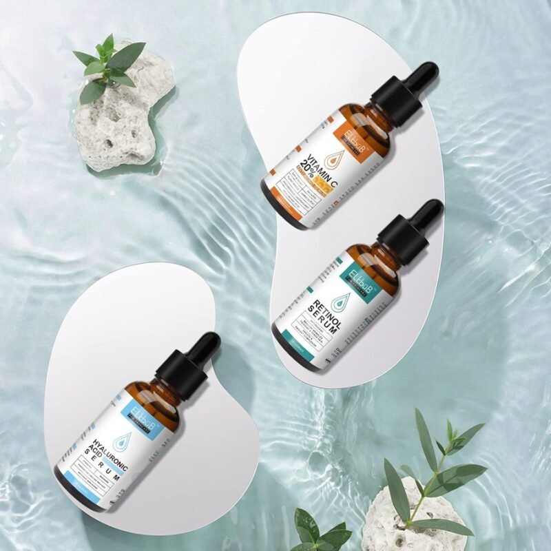 Bio Gesichtspflege Set mit Vitamin C, Retinol & Hyaluron – Vegan Naturkosmetik