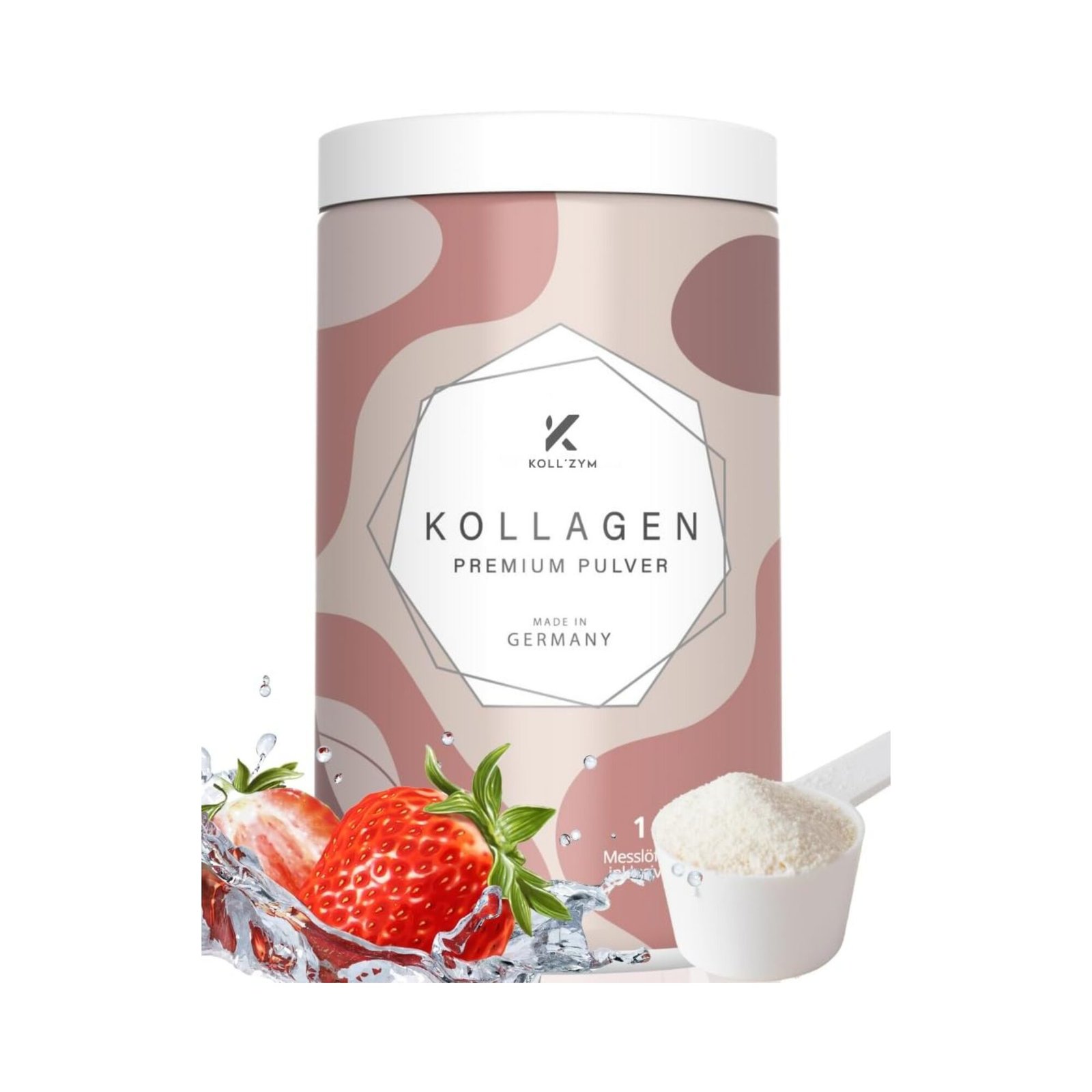 300g KOLL`ZYM© kollagen pulver hochdosiert, bioaktive Kollagen Peptide, geschmacksneutral