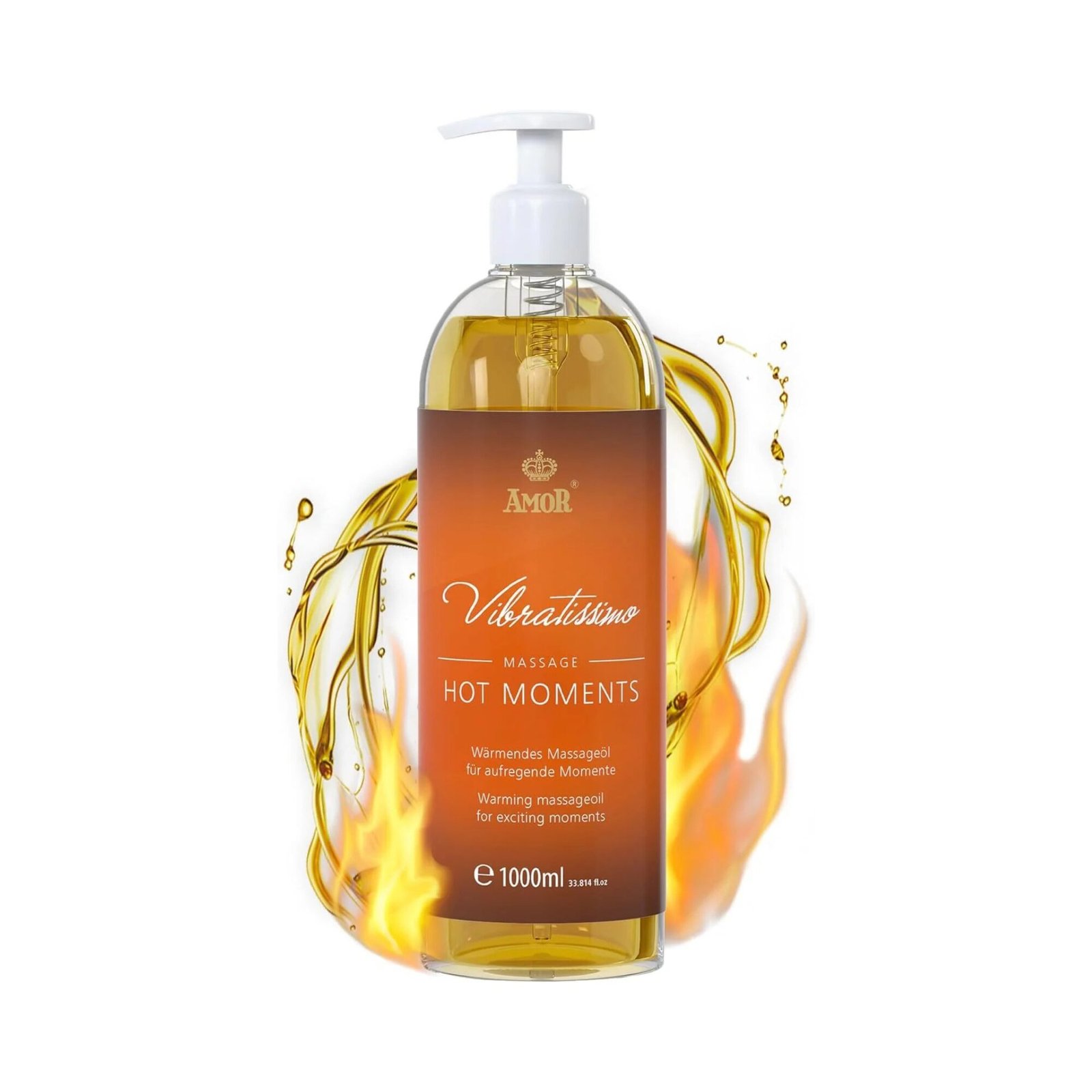 1000ml Massageöl mit Wärmeeffekt für Paare