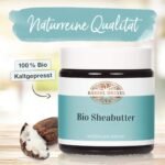 2x50ml Sheabutter Bio unraffiniert – kaltgepresst, pur & parfümfrei