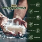 Feste Duschseife Männer 2×85g – Bio Seife für Haare, Körper & Gesicht – Larum Sports