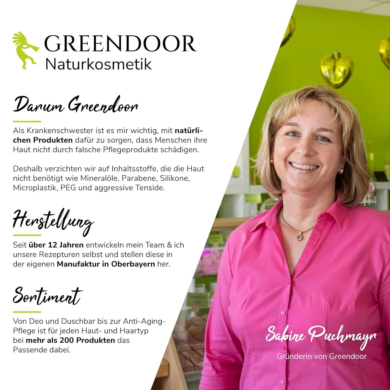 50ml sanfte Deo Creme ohne Aluminium – Vegan, ohne Weißeln & dermatologisch bewährt | GREENDOOR