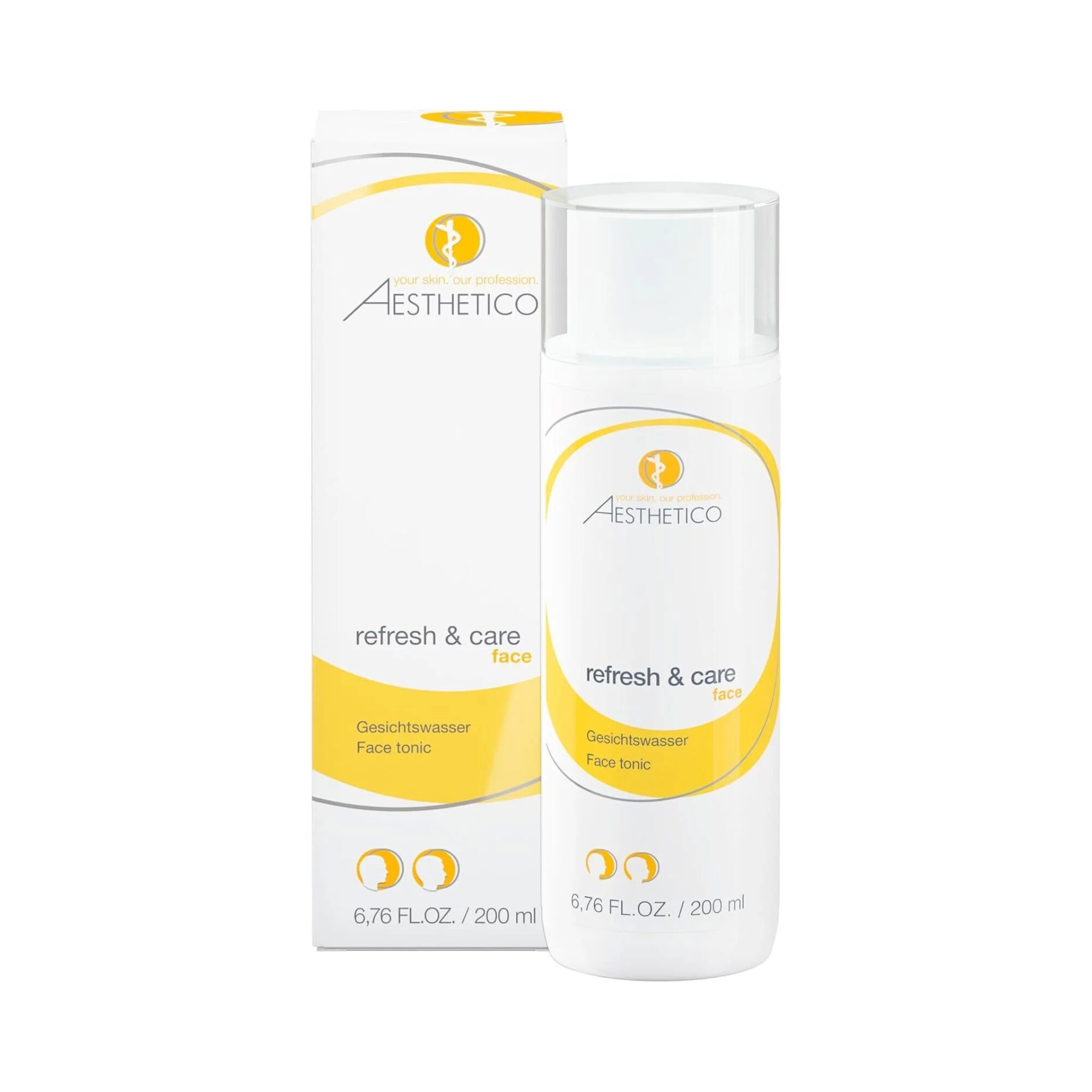 200ml AESTHETICO Refresh & Care Gesichtswasser – beruhigend und feuchtigkeitsspendend