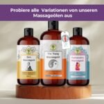 500ml Tantra Massageöl mit Kokosduft – Fruchtiges Körperöl für Entspannung & Wellness – GRÜNE VALERIE