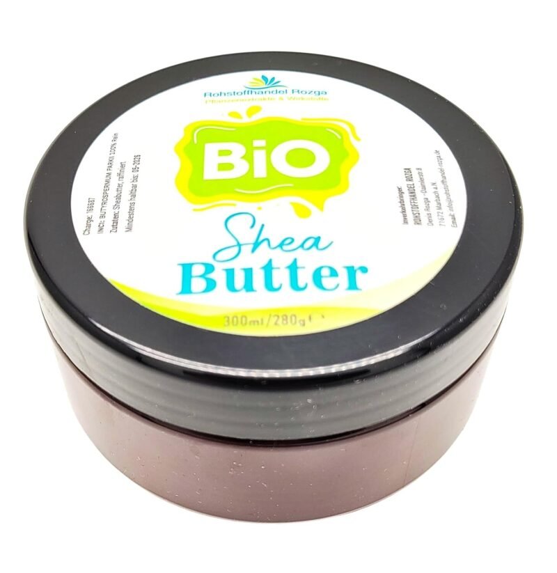 114g BIO Sheabutter 100% rein, reine Karitebutter für natürliche Hautpflege