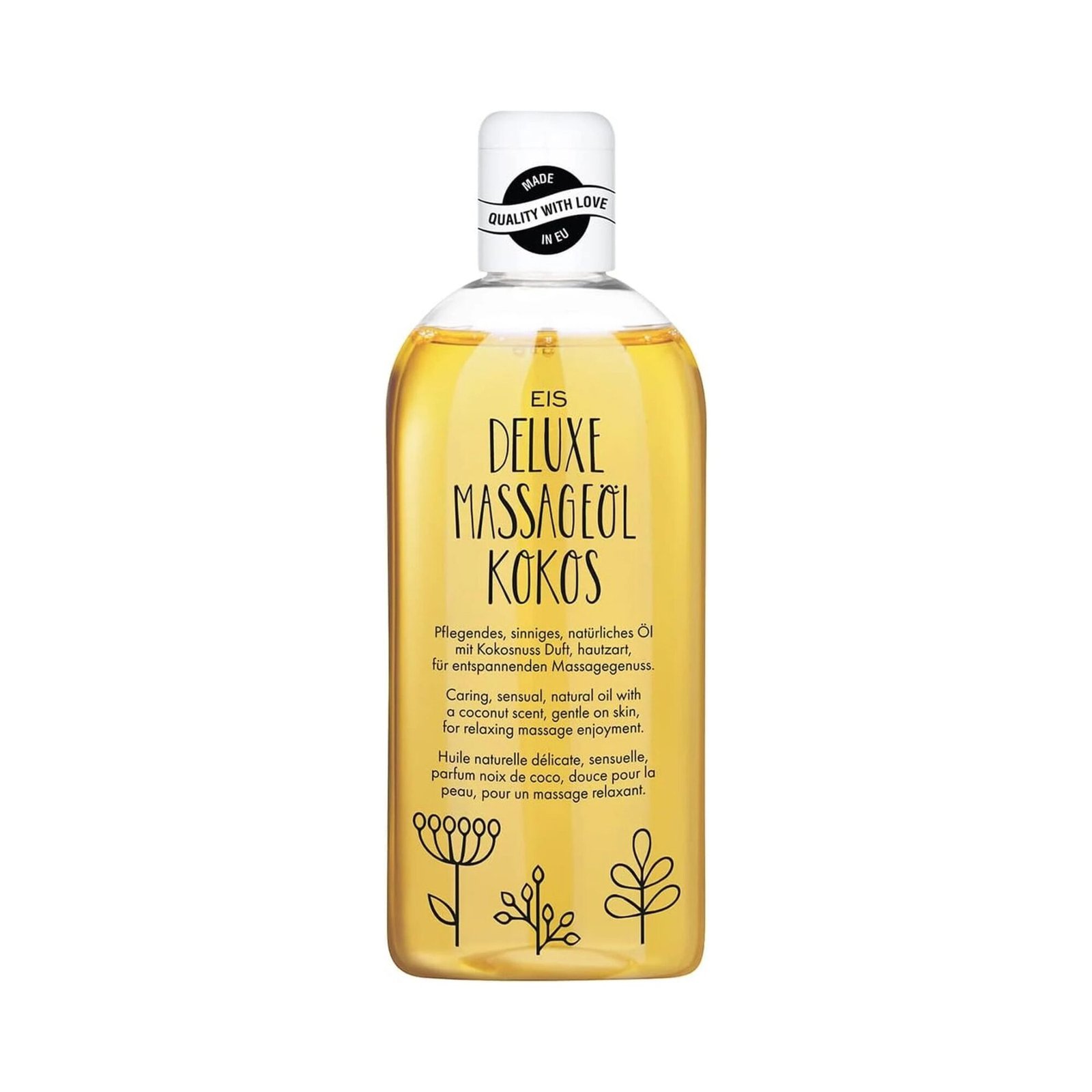 250ml Erotisches Massageöl mit Kokosduft 250ml Erotisches Massageöl mit Kokosduft