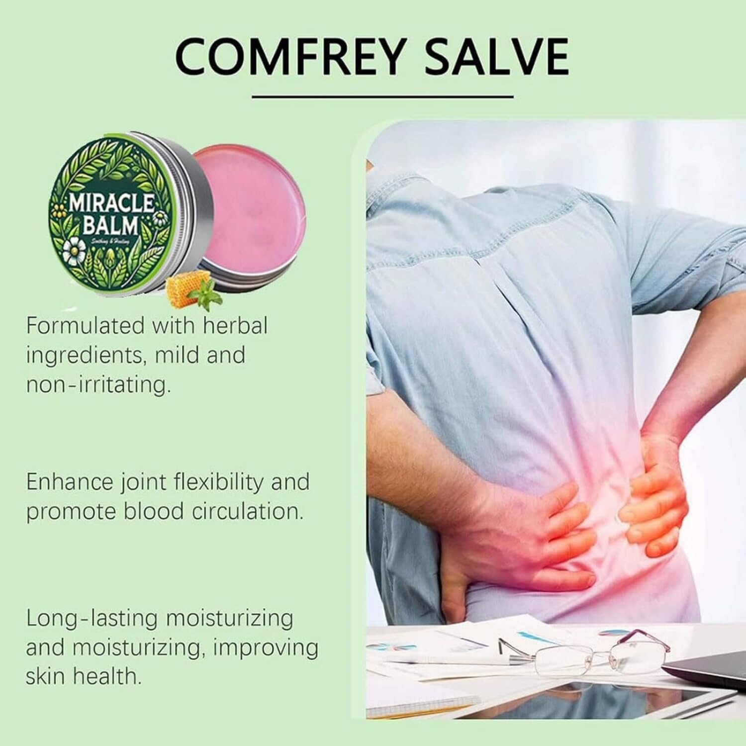 2x Kräuterbalsam zur Linderung körperlicher Beschwerden – Miracle Balsam