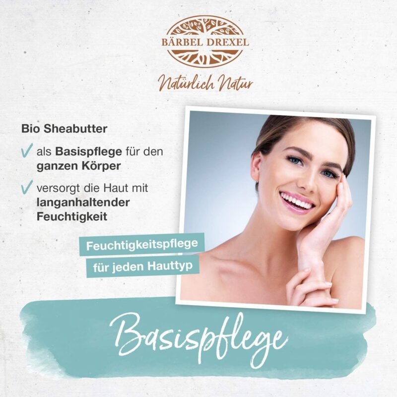 2x50ml Sheabutter Bio unraffiniert – kaltgepresst, pur & parfümfrei