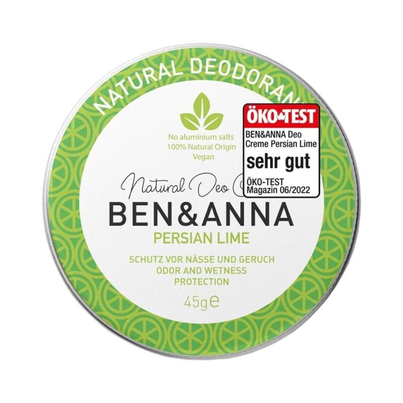 Deocreme gegen starkes Schwitzen – 40ml, Limettenduft, vegan, aluminiumfrei