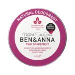 Festes Deo ohne Aluminium – 45g, Pink Grapefruit, vegan, naturkosmetisch, stark gegen Schwitzen