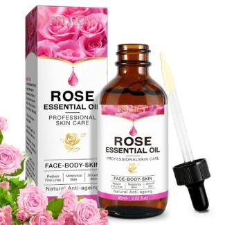 60ml Rosenöl Gesicht mit Vitamin C Serum – Anti-Aging und Feuchtigkeitspflege