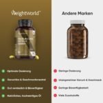 180 knoblauch weichkapseln – 15000 mg Extrakt – Vegan, Geschmacksneutral