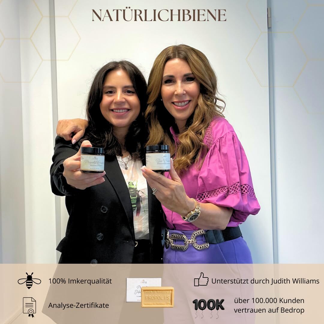 Propolis Seife bei unreiner Haut 100g – Naturseife mit Honig, Sheabutter & Kokosöl