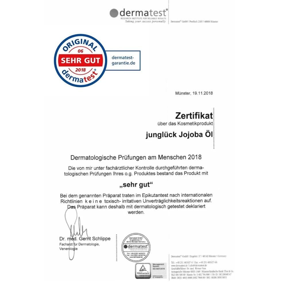 version 1.0.0 100ml Jojobaöl BIO – Vegan, 100% Rein & Kaltgepresst – JUNGLÜCK