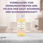 1L Süßes Mandelöl pflanzlichen Ursprungs – Natürliches Körperöl mit Vitamin E für Massage und Schwangerschaftspflege