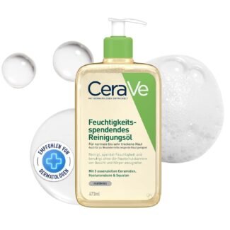 473ml Feuchtigkeitsspendendes Reinigungsöl – Für trockene Haut – Cerave