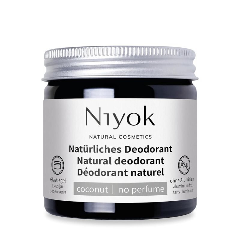 Deocreme Kokos ohne Parfum – 40ml, aluminiumfrei, sensitiv, mit Kokosöl
