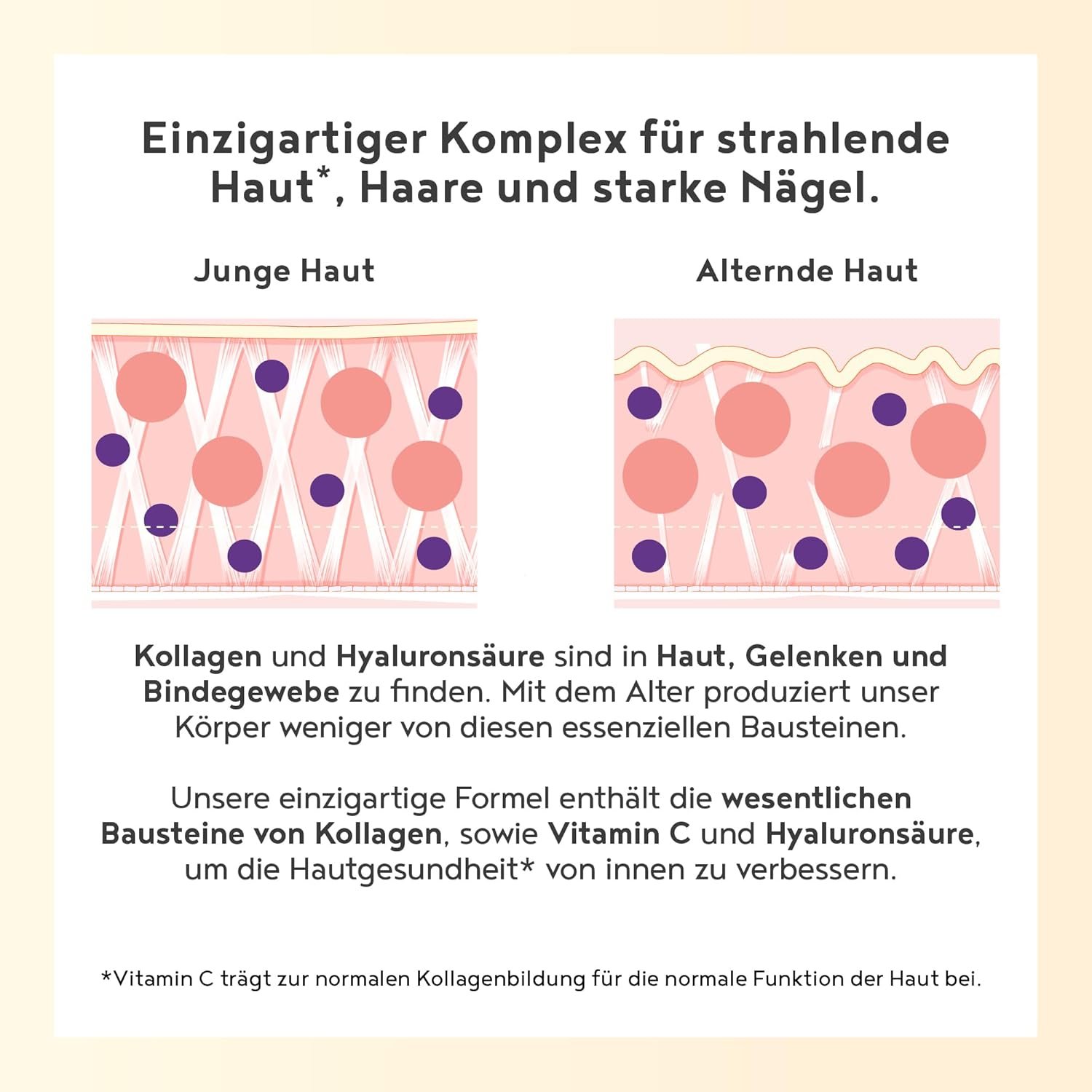 400g Veganes Kollagen Pulver mit Hyaluronsäure & Vitamin C – Pflanzliche Kollagen Alternative – Alpha Foods