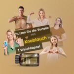 180 knoblauch weichkapseln – 15000 mg Extrakt – Vegan, Geschmacksneutral