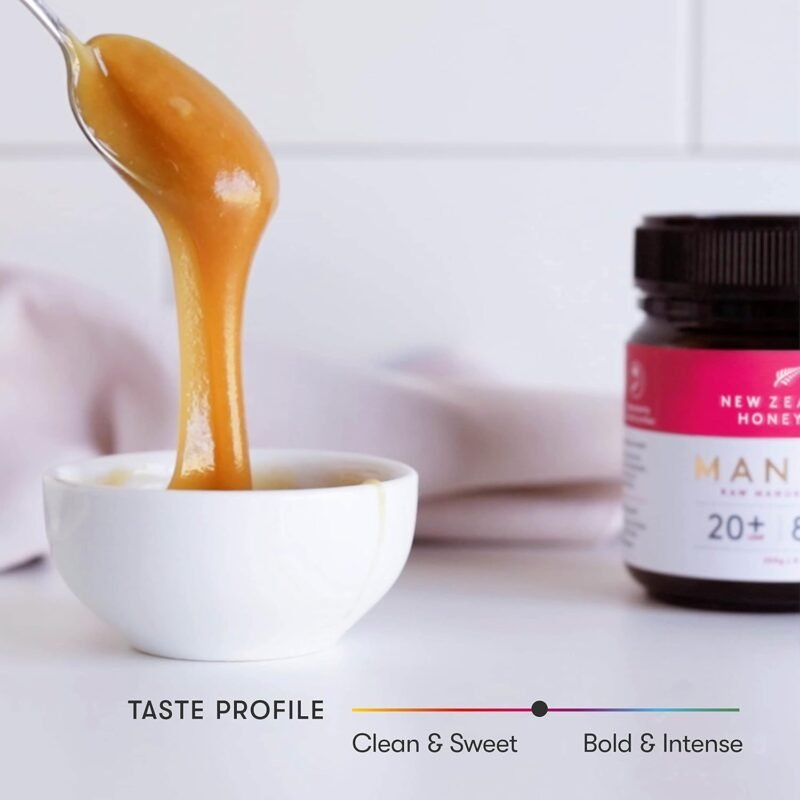 250 g manuka honig mgo 829+ / umf 20+ roh und aktiv – New Zealand Honey Co.